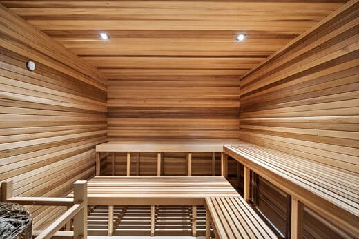 WARM UP IN THE SAUNA