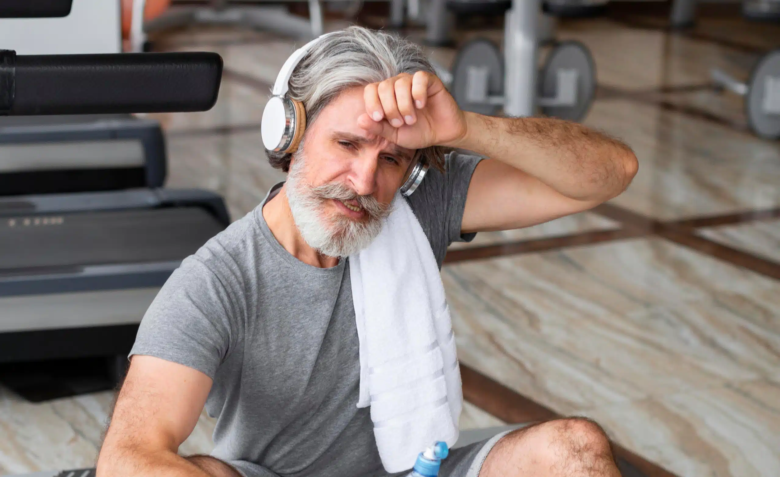 Man exercising