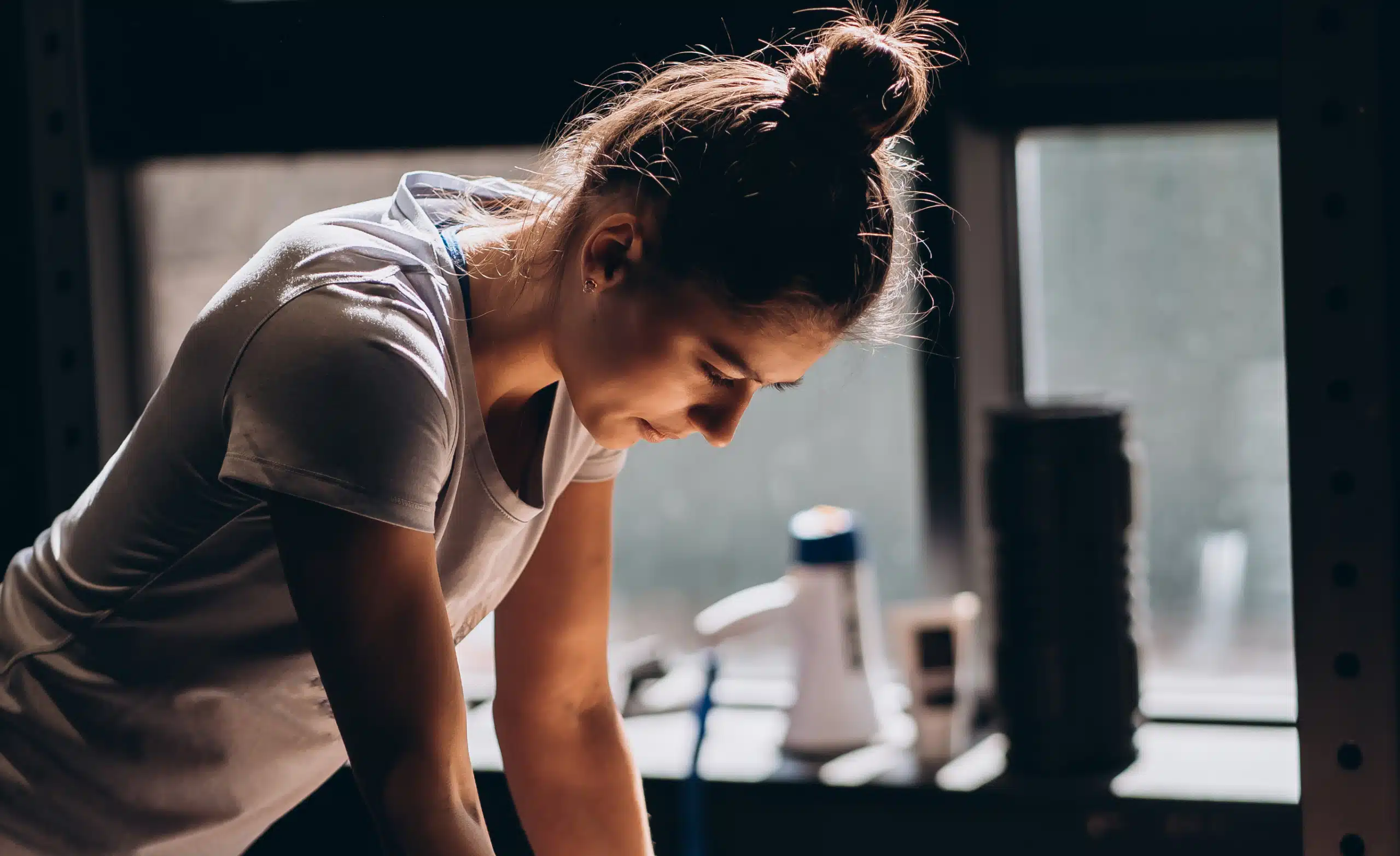 Woman exercising